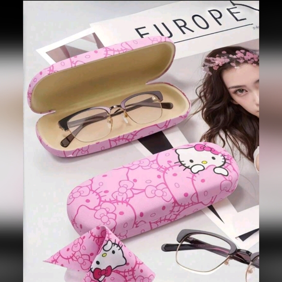 Hello Kitty Pink Hard Glasses Case (New Listing) - Picture 7 of 7